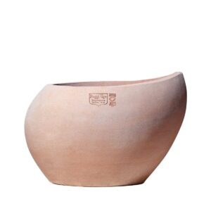 Designový terakotový květináč Goccia ve tvaru kapky