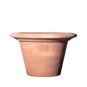 Terakotový květináč Orlo Spiovente s rozšířeným okrajem z imprunetské terakoty