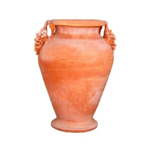 Terakotová amfora s hrozny