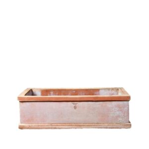 Nízký terakotový box Cassetta Bassa