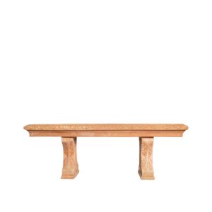 rovná terakotová lavice